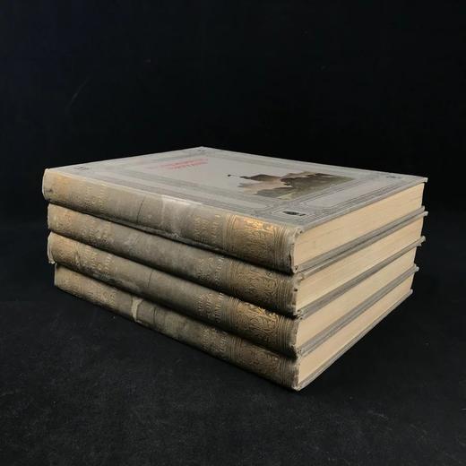 约1900年 英国建筑风景图集（全4卷） 千余幅插图 漆布精装大16开 商品图1