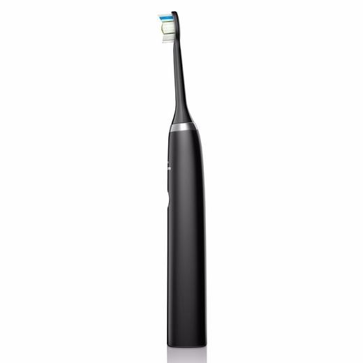 【一般贸易】【精品推荐】PHILIPS/飞利浦 电动牙刷HX9352/04 钻石亮白型 充电式成人声波震动 魅力黑钻 商品图0