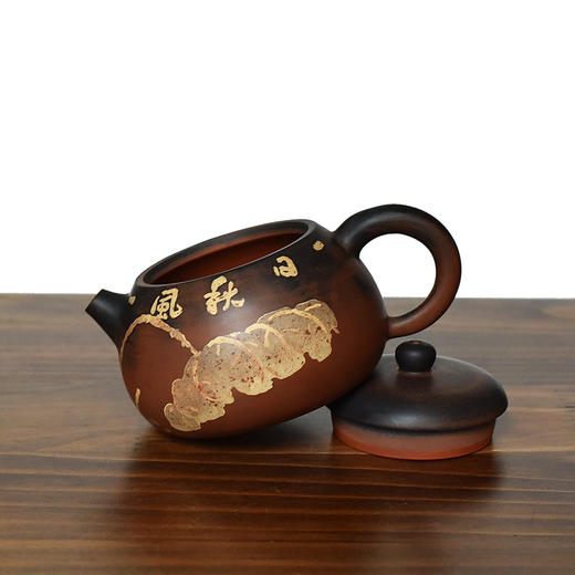 建水紫陶 三金壶 商品图6