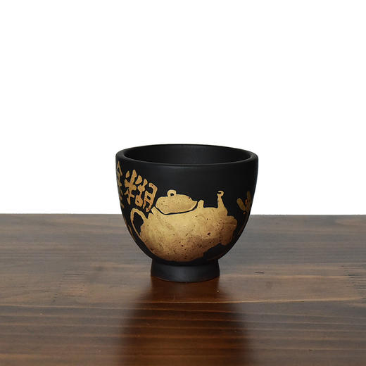 建水紫陶 三金品杯 商品图2