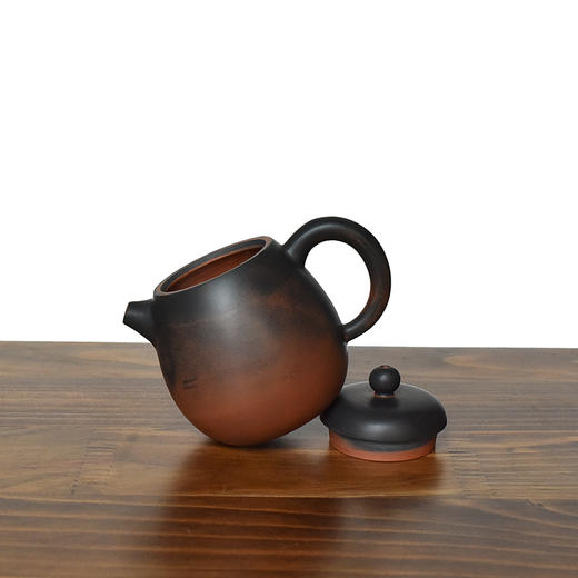 建水紫陶 三金壶 商品图4