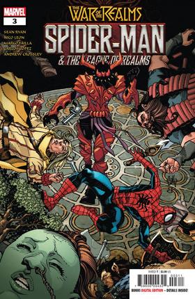 诸界之战 蜘蛛侠与诸界联盟 支线 War Of Realms Spider-Man & League Of Realms（2019）普封