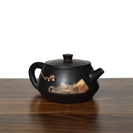 建水紫陶 三金壶 商品图1