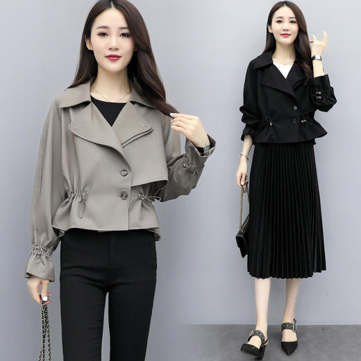LJY-M6001-727秋季气质韩版女装短外套 商品图3