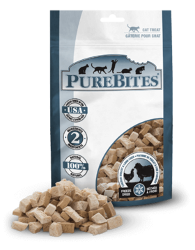 PureBites鸡胸+羊肝(猫)冻干经济装28g