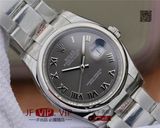GMF劳士力更​新V2版本。 DATEJUST超级904L最‌强版​本日‌志型36系‎列腕表‎，男士腕表，精钢表带，自动机械机芯，密底。 商品图3