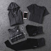 瑜伽服五件套装运动健身休闲运动服休闲假两件裤 商品缩略图5