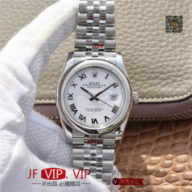 GMF劳力士更​新V2版本DATEJUST超级904L最‌强版​本日‌志型36系‎列腕表‎，男士腕表，精钢表带，自动机械机芯，密底。