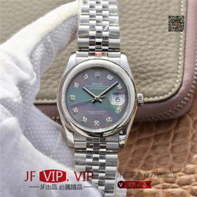 GMF劳力士更​新V2版本DATEJUST超级904L最‌强版​本日‌志型36系‎列腕表‎，男士腕表，精钢表带，自动机械机芯，密底。