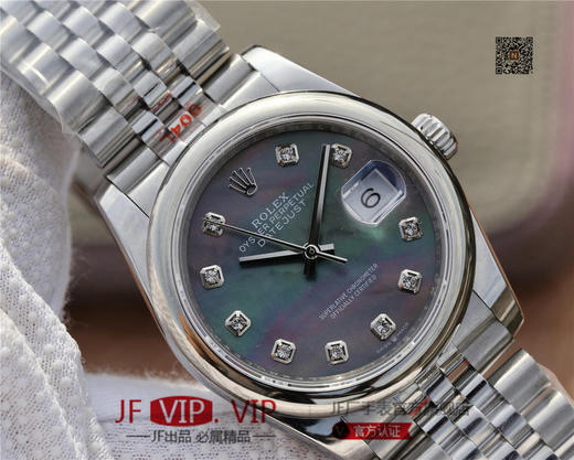 GMF劳力士更​新V2版本DATEJUST超级904L最‌强版​本日‌志型36系‎列腕表‎，男士腕表，精钢表带，自动机械机芯，密底。 商品图3