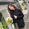 范奎恩大码女装胖mm2019秋装新款宽松胖妹妹宽松开衫毛针织衫外套 商品缩略图2