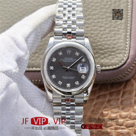 GMF劳力士更​新V2版本DATEJUST超级904L最‌强版​本日‌志型36系‎列腕表‎，男士腕表，精钢表带，自动机械机芯，密底。