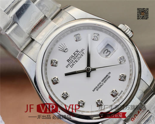 GMF劳士力更​新V2版本。 DATEJUST超级904L最‌强版​本日‌志型36系‎列腕表‎，男士腕表，精钢表带，自动机械机芯，密底。 商品图3