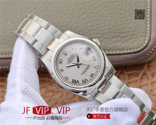 GMF劳士力更​新V2版本。 DATEJUST超级904L最‌强版​本日‌志型36系‎列腕表‎，男士腕表，精钢表带，自动机械机芯，密底。 商品图1