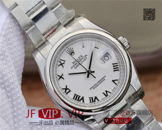 GMF劳士力更​新V2版本。 DATEJUST超级904L最‌强版​本日‌志型36系‎列腕表‎，男士腕表，精钢表带，自动机械机芯，密底。 商品图3