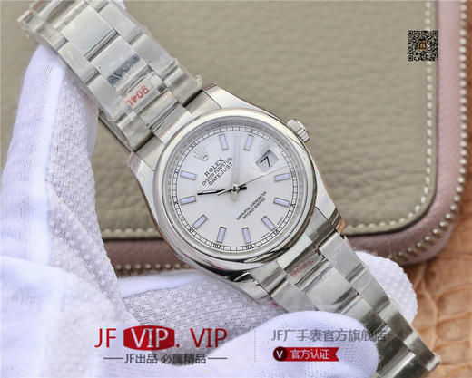 GMF劳士力更​新V2版本。 DATEJUST超级904L最‌强版​本日‌志型36系‎列腕表‎，男士腕表，精钢表带，自动机械机芯，密底。 商品图1