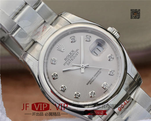 GMF劳士力更​新V2版本。 DATEJUST超级904L最‌强版​本日‌志型36系‎列腕表‎，男士腕表，精钢表带，自动机械机芯，密底。 商品图3