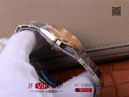 VS新品欧米伽：间金星座38mm，机芯唯一对版版本，认准自产8500 快调时针转换日期功能，女士腕表，自动机械机芯，精钢表带 商品图5