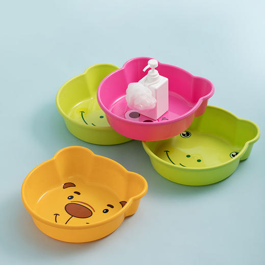 卡通可爱动物脸盆 商品图2