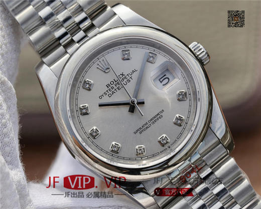 GMF劳力士更​新V2版本DATEJUST超级904L最‌强版​本日‌志型36系‎列腕表‎，男士腕表，精钢表带，自动机械机芯，密底。 商品图3