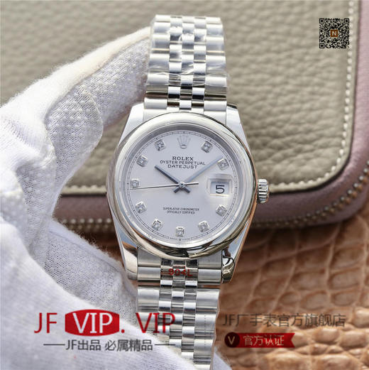 GMF劳力士更​新V2版本DATEJUST超级904L最‌强版​本日‌志型36系‎列腕表‎，男士腕表，精钢表带，自动机械机芯，密底。 商品图0