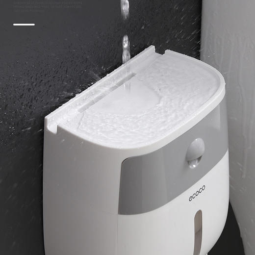 ZZBH-E1804双层纸巾盒置物架卫生间厕所纸盒 商品图2