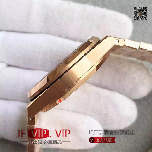 JF爱彼皇家橡树15400原装开模3120自动机械机芯,37毫米直径,中性手表，振频：21600每小时振荡次数零件数：280动力储备 商品图5