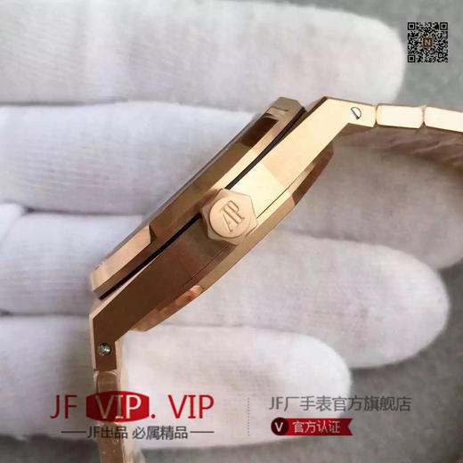 JF爱彼皇家橡树15400原装开模3120自动机械机芯,37毫米直径,中性手表，振频：21600每小时振荡次数零件数：280动力储备 商品图6