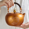 朱炳仁丨月宫折桂铜壶 送六件套（茶碟*4，茶叉*1，茶垫*1）    商品缩略图2