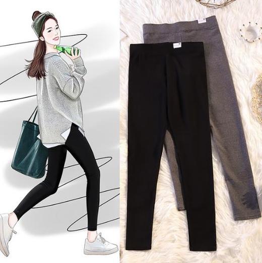 【服饰鞋包】秋冬款大码女装胖mm修身显瘦保暖外穿打底裤 商品图2