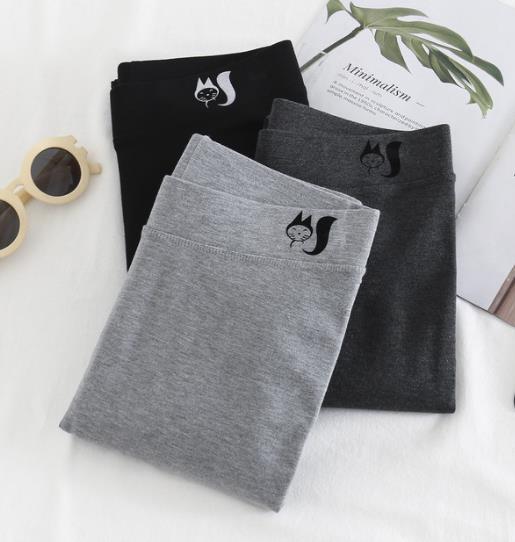 【服饰鞋包】大码女装韩版卡通印花拉绒弹力打底裤秋冬款修身显瘦 商品图1