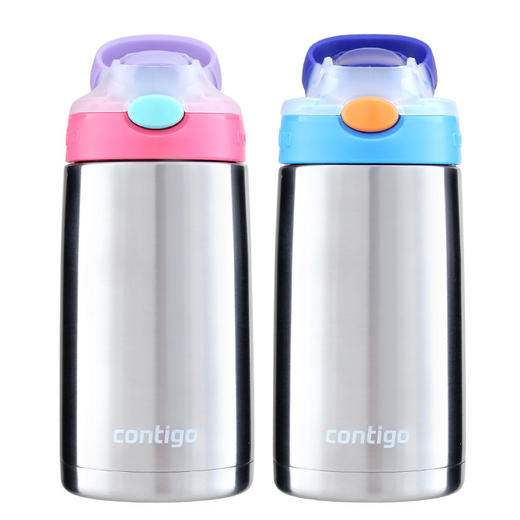 美国Contigo 康迪克儿童保温杯 吸管 光面系列 400ml 商品图4
