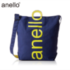 【一般贸易】anello日本潮流大logo棉质帆布两用手提包单肩包S0061 蓝布黄字 商品缩略图1