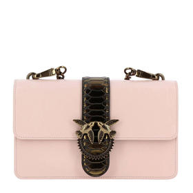 【香港直邮】QH Pinko 品高 女士粉色燕子包单肩斜挎包 1P2185-Y51P-P26