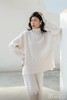 AtelierMissLu / Yvette 奶绵白下摆拼纱羊绒吊带裙 商品缩略图4