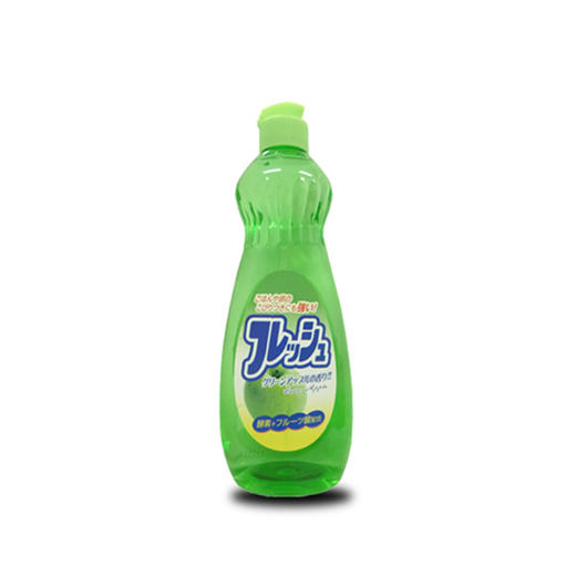 【一般贸易】日本 ROCKET 火箭石碱 果蔬餐具洗洁精苹果香 600ML 商品图0