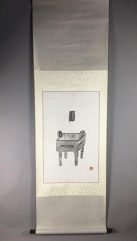 【文创系列】原拓挂轴全形拓珂罗版