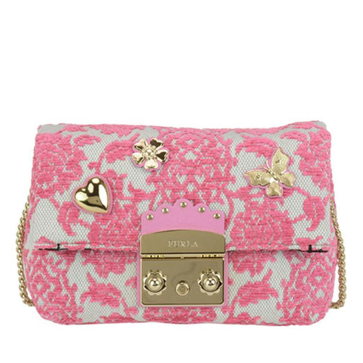 【香港直邮】Furla 芙拉 女士粉红色单肩包 942040 商品图0