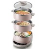 【电蒸锅】小熊电蒸锅不锈钢双层多功能电热锅蒸煮两用煮蛋器 DZG-D40A1 商品缩略图3