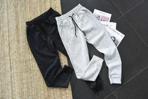 U.N.Q 日单剪标  基本款长裤 修身版型两色拉绒毛圈收脚卫裤 WK222 商品图1