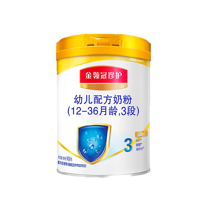 【伊利金领冠】珍护 婴幼儿配方奶粉900g