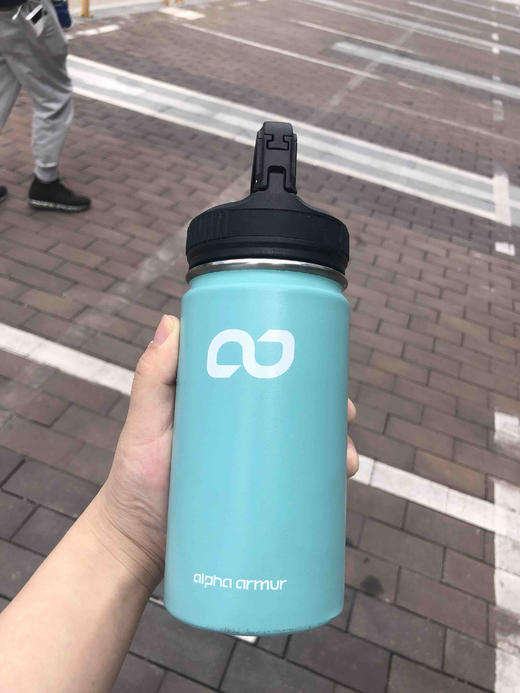 Alpha armur 304不锈钢运动水壶水杯。500毫升可以挂包上 商品图7