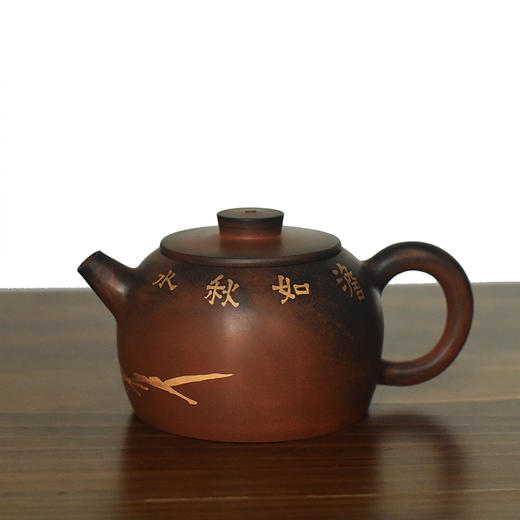 建水紫陶 三金壶 商品图3
