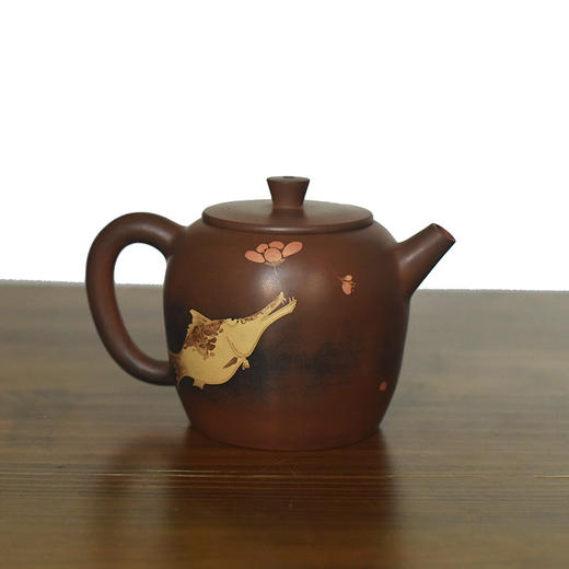 建水紫陶 三金壶 商品图1