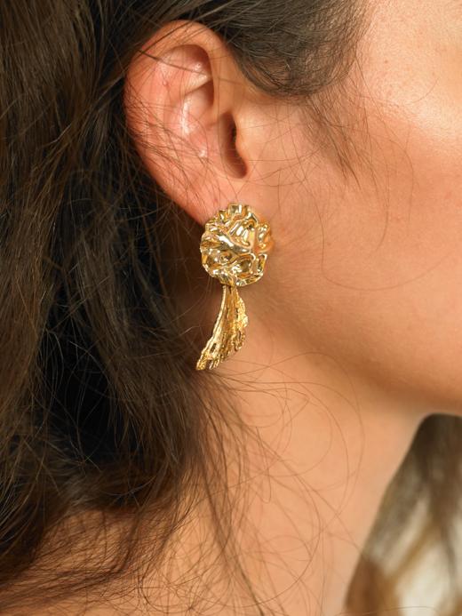 Petit Masora Earrings - Gold/Sedo Sun - Pair 商品图0