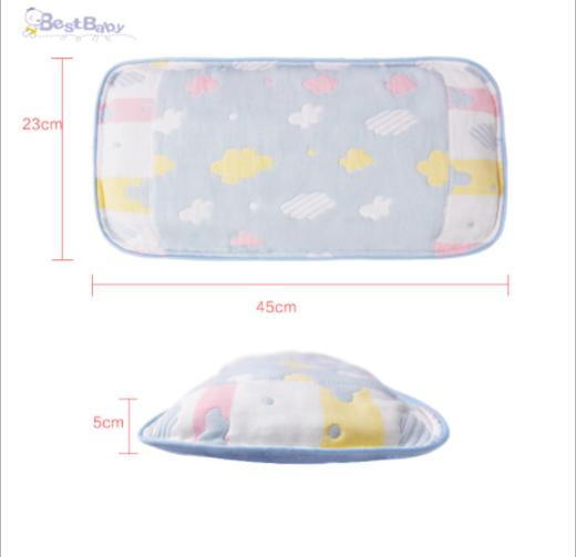 【婴儿枕】*美好宝贝 婴儿新生儿防扁头长方形纱布婴儿枕 商品图1