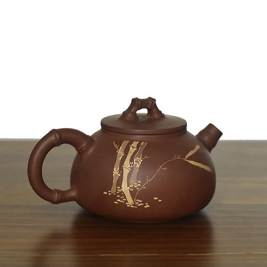 建水紫陶 三金壶 商品图1