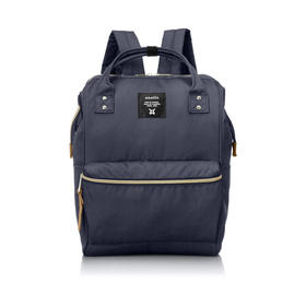 【一般贸易】【新品推荐】anello经典款式双肩包B0197B（小号）深蓝色