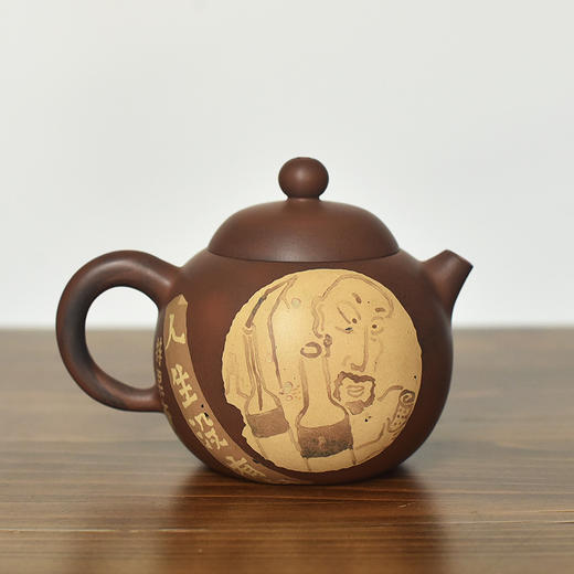 建水紫陶 三金壶 商品图0