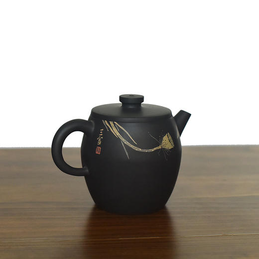 建水紫陶 三金壶 商品图1